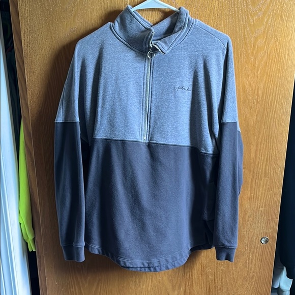 PINK Victoria's Secret Jackets & Blazers - Men's Gray Half-Zip Sweater